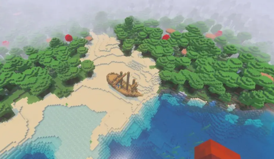 Thumbnail: Intact Shipwreck on Beach Seed