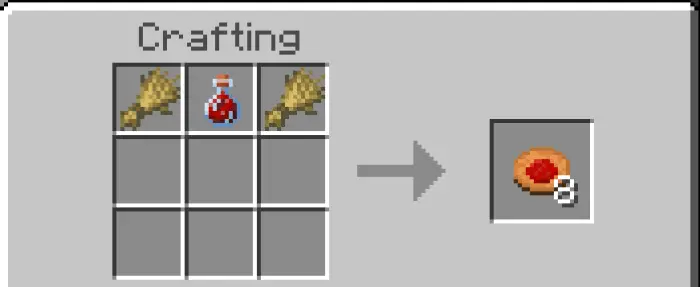 Crafting recipe for berry tart pastry