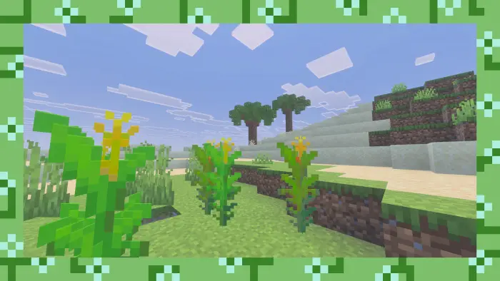 New plants and biomes with vibrant scenery