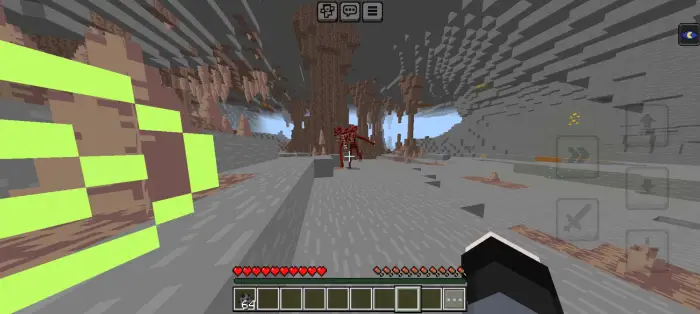 Player encounters Hydra Dweller in cavern