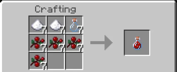 Crafting sweet berry juice with sugar and berries