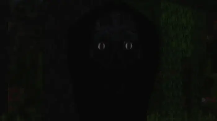 Shadowy humanoid horror with glowing eyes