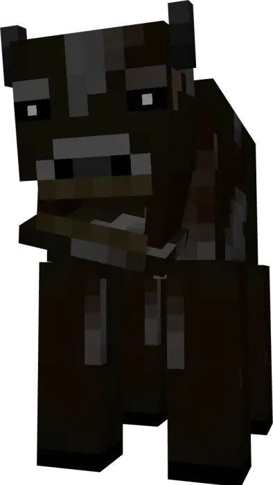 Mutated cow with dark, hostile features