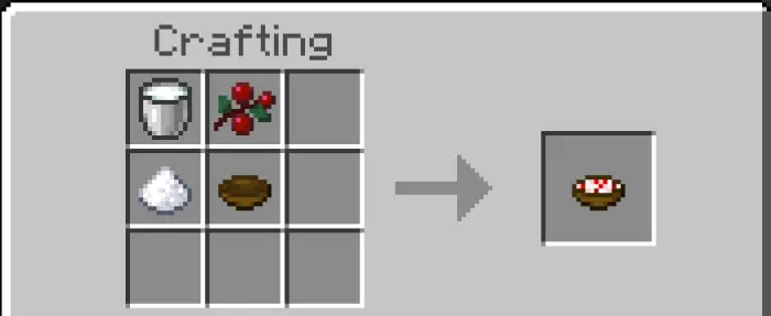 Crafting sweet berry dessert in a bowl