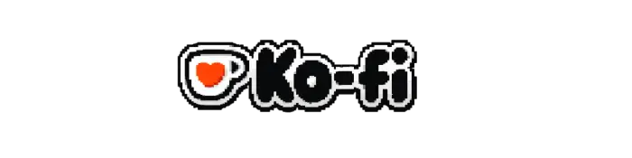 Ko-fi logo with heart in coffee cup