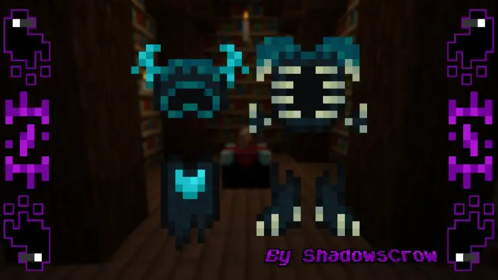 Warden-themed armor texture set display