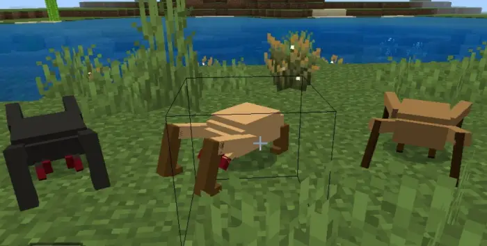 Three headcrab variants on grassy terrain