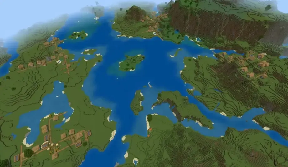 Thumbnail: Lake Surrounded by Villages Seed