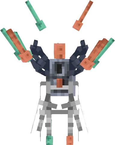 3D custom armor trim with winged design