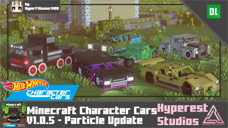 Thumbnail: Hot Wheels Minecraft Character Cars | v1.0.5 Particle Update