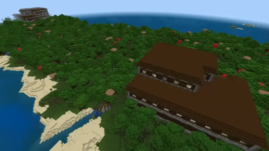 Thumbnail: Island with Two Mansions Seed