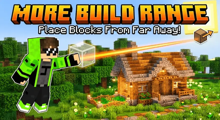 Thumbnail: More Build Range "break the range limit with +20 block more"