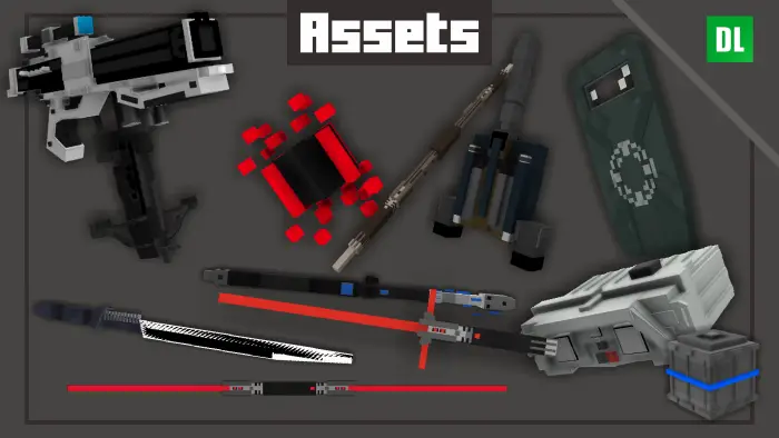 Star Wars-themed PvP weapons and shields