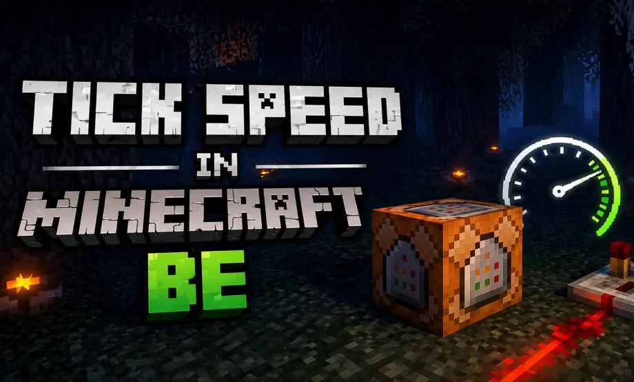 Thumbnail: How to Change Tick Speed in Minecraft Bedrock
