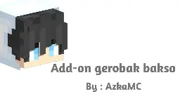 Pixel avatar and Add-on gerobak bakso text