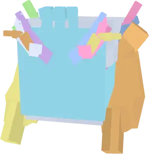 Colorful 3D armor trim with unique patterns