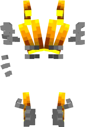 Gray and gold 3D armor trim set