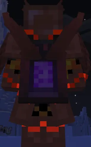 Armored character with glowing trim details