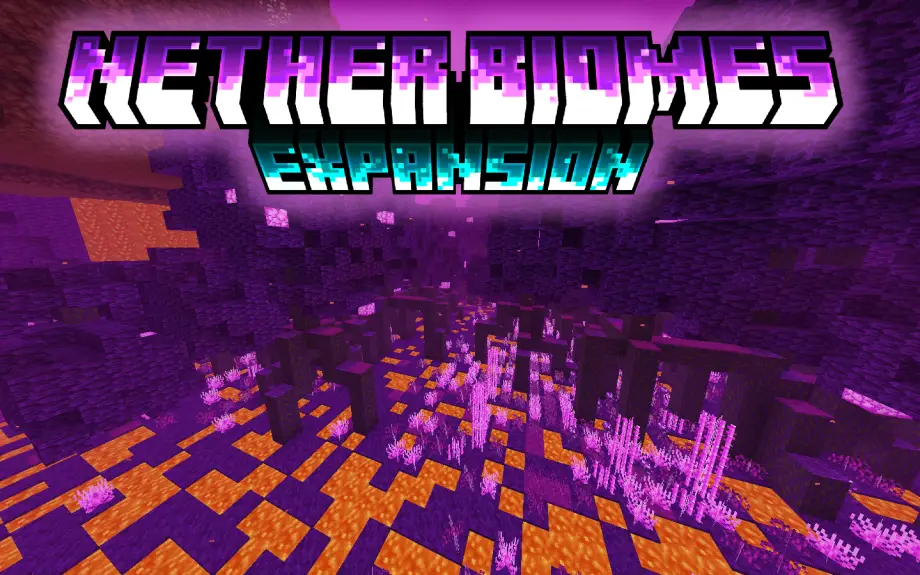 Thumbnail: Nether Biomes Expansion 1.21.130+ (+5 New Biomes)