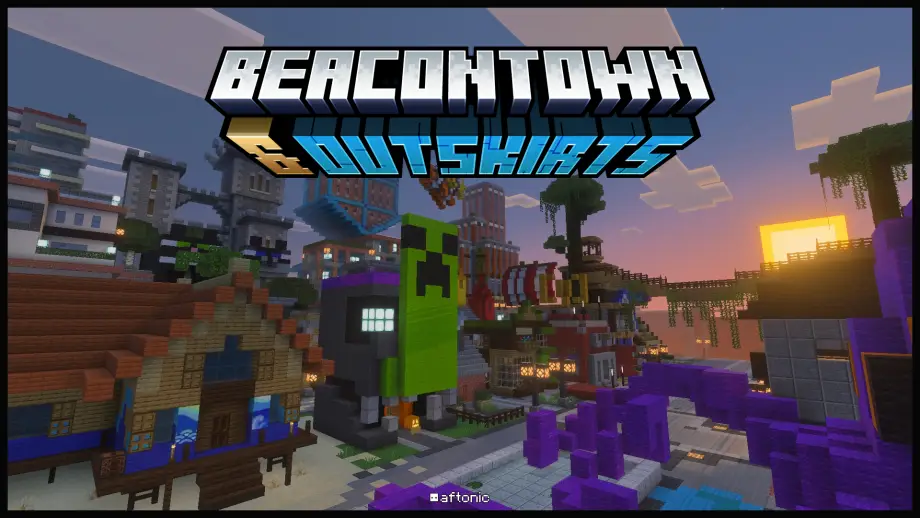 Thumbnail: Beacontown & Outskirts | Minecraft: Story Mode