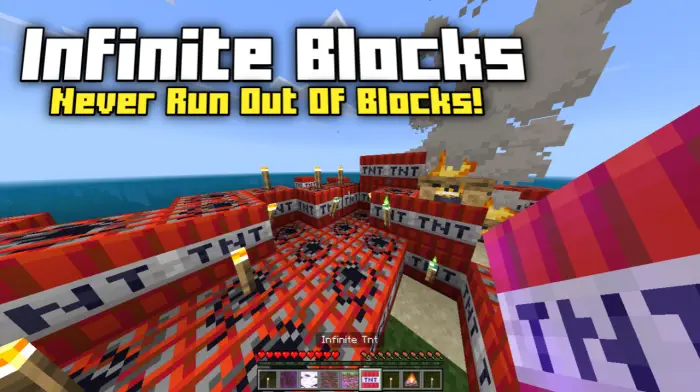 ALT Player holding infinite TNT block