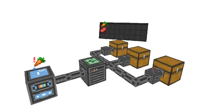 Automated chest storage and item sorting system