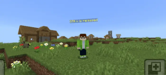 Player with chat bubble above their head