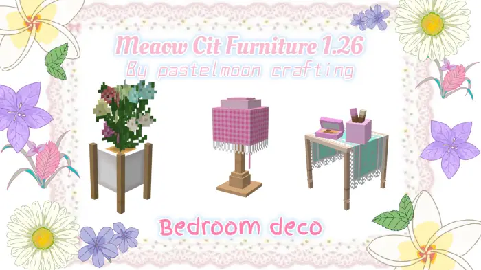 ALT Cute floral bedroom furniture mod items