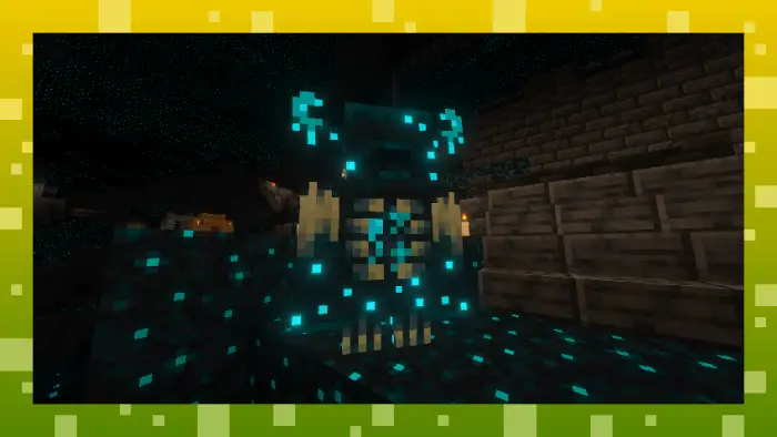 Baby Warden variant in a dark cave