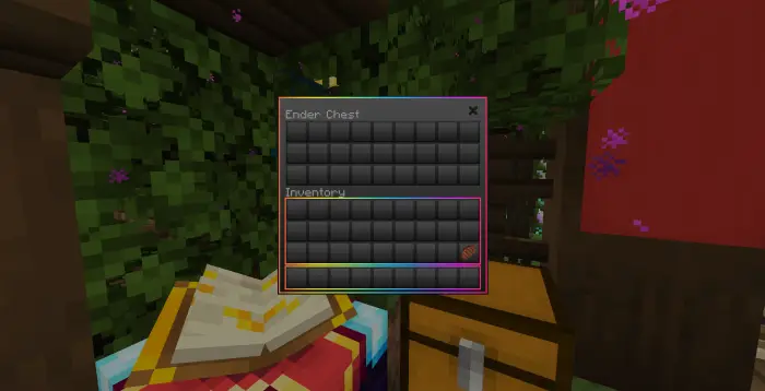 Vibrant, colorful UI chest inventory screen