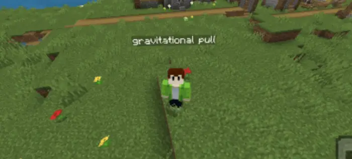 Player with chat bubble above their head