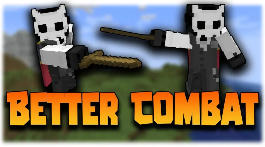 Thumbnail: Better Combat Mod (1.21) – Best Combat Animation Mod for Minecraft Java
