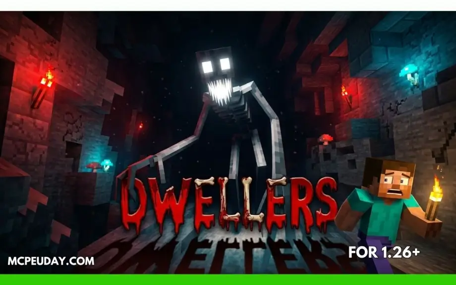 Thumbnail: Dwellers Mod (26.x, 1.21) – Horror Addon