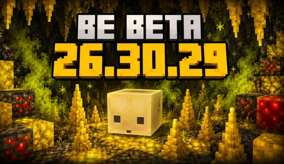 Thumbnail: Minecraft Bedrock Beta 26.30.29: Cave Mob Rework