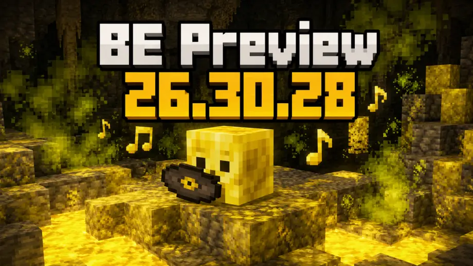 Thumbnail: Minecraft Bedrock Preview 26.30.28 Released
