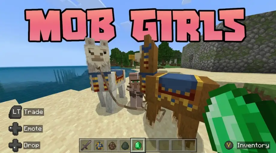 Thumbnail: Mob Girls Addon (26.x, 1.21) – Anime Style Mob Transformation