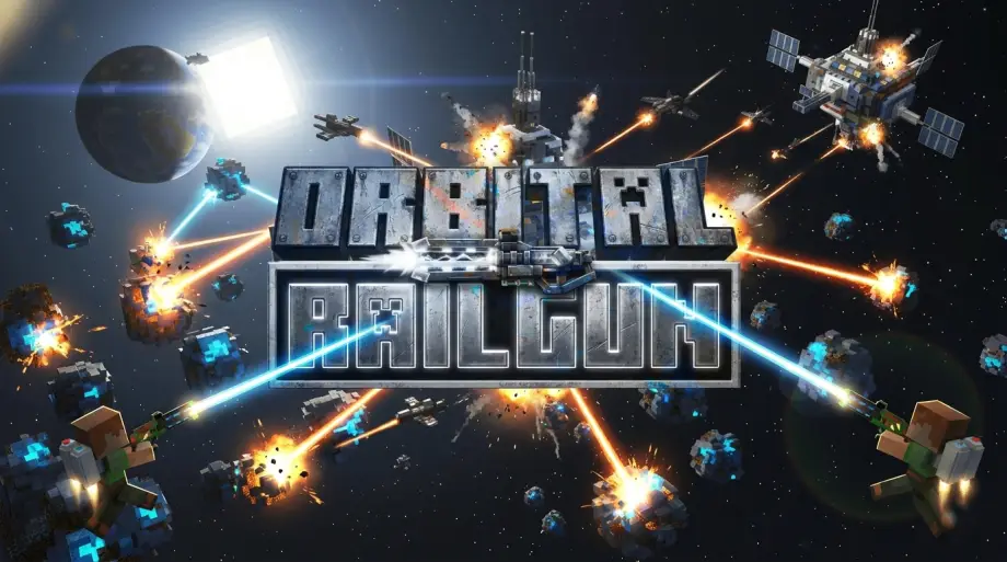 Thumbnail: Orbital Railgun Mod (26.x, 1.21) for MCPE – Space Weapon Addon