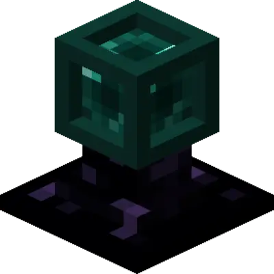 A cube-shaped item collector block.