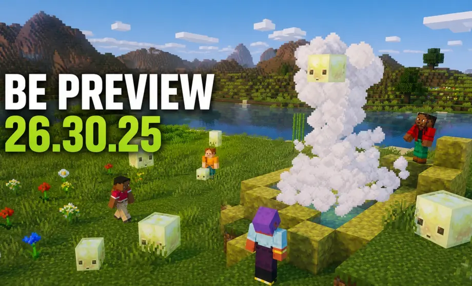 Thumbnail: Minecraft Bedrock Preview 26.30.25 Released