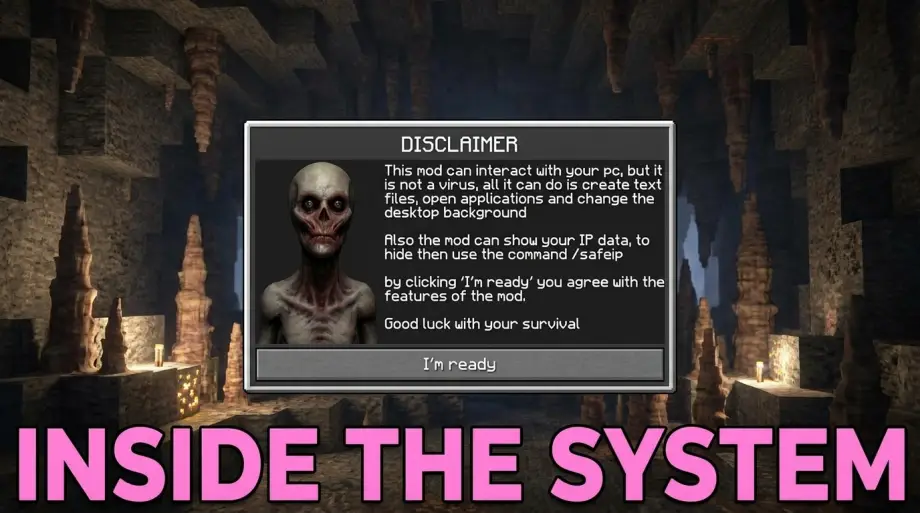 Thumbnail: Inside The System Mod (1.21) – Creepy Horror Mod