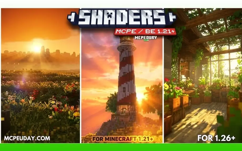 Thumbnail: 5 BEST Realistic Shaders For Minecraft 1.21+