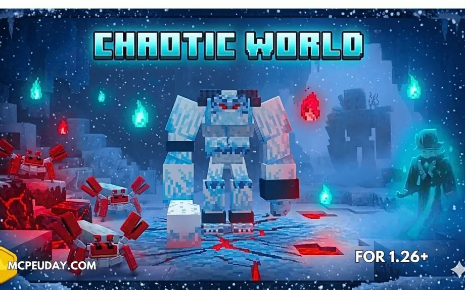 Thumbnail: Chaotic World Addon (26.x, 1.21) – Complete Combat Overhaul for Minecraft