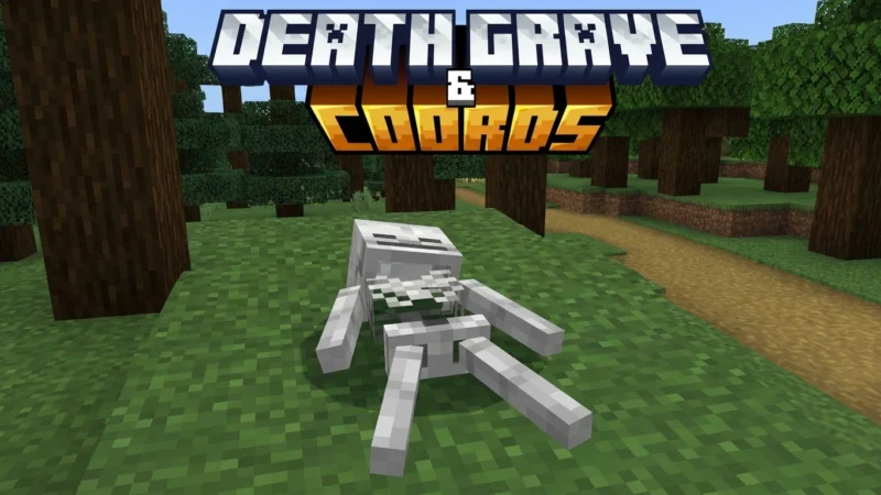 Thumbnail: Death Grave & Coords Addon (26.x) for Minecraft