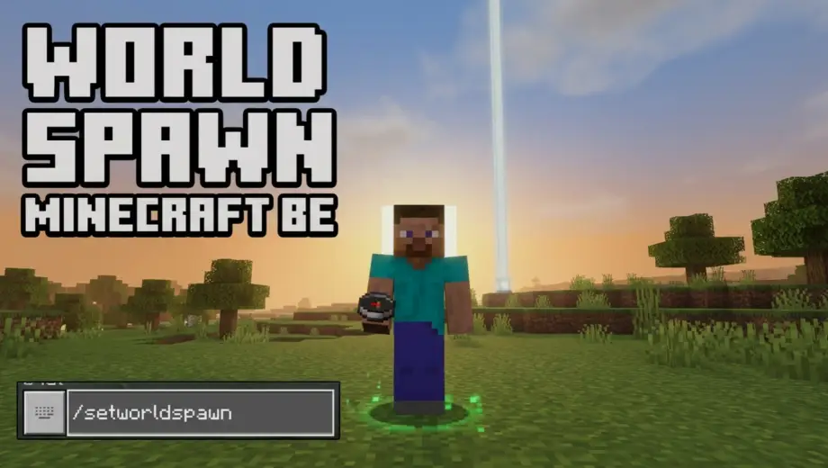 Thumbnail: How to Set World Spawn in Minecraft Bedrock