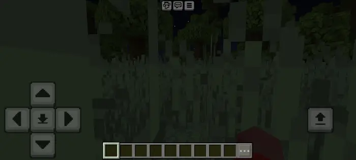 Dense tall grass in a dark, eerie setting