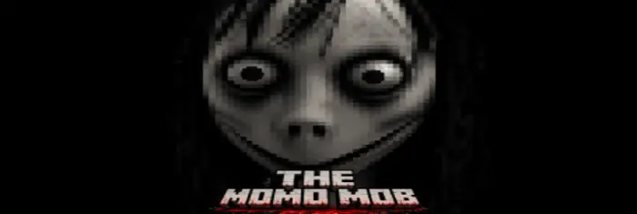 ALT Creepy wide-eyed horror mob face