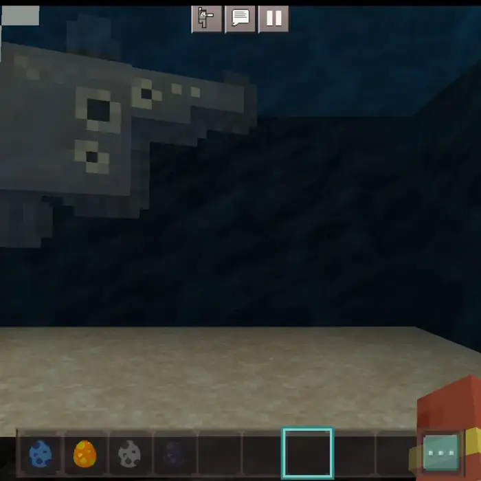 Blocky fish swimming in an aquarium tank.