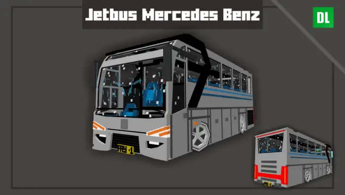 Blocky Jetbus Mercedes Benz vehicle mod
