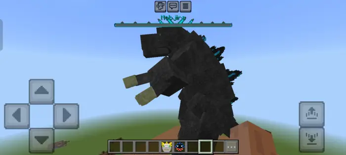 Giant mutant creature with blue spikes