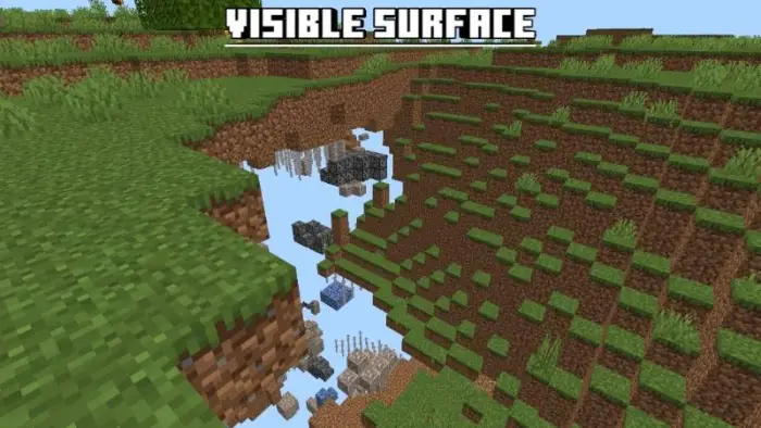 ALT text X-ray view shows underground ores.